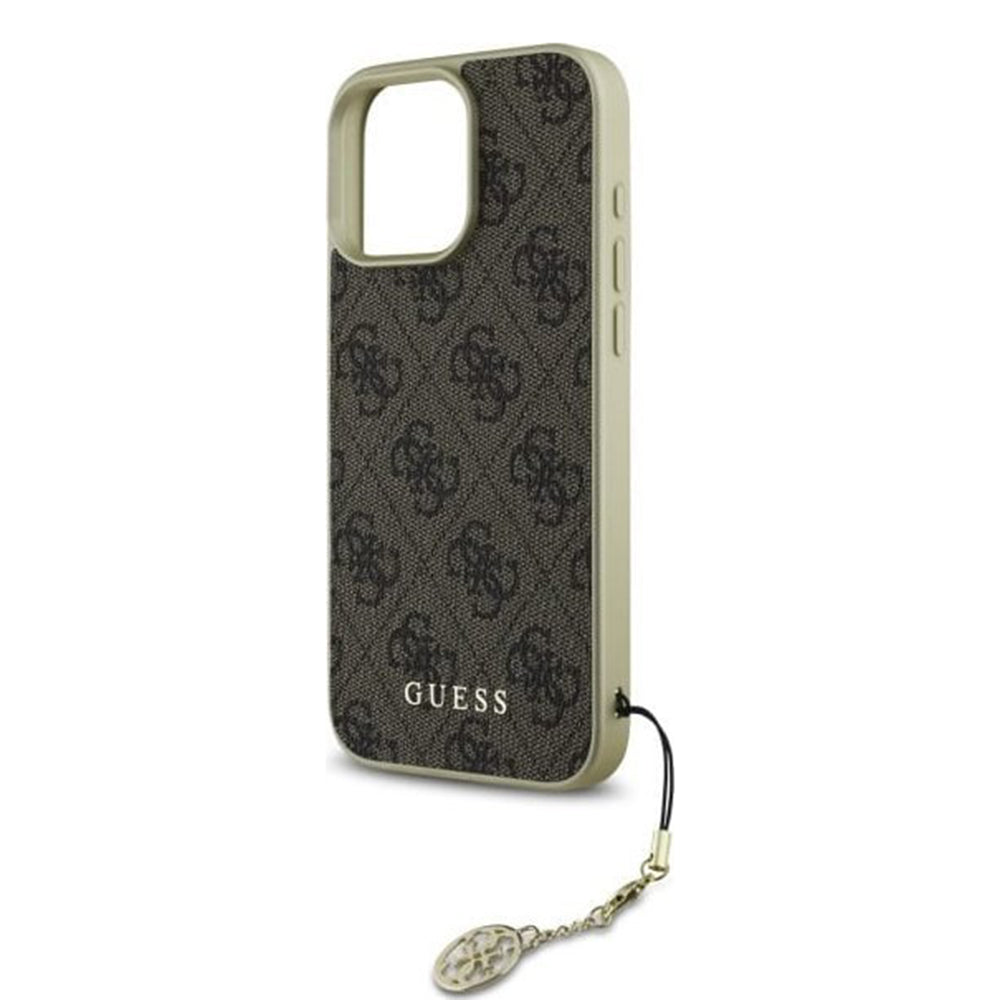 Tok Apple iPhone 16 Pro-hoz, Guess, 4G Charm, Barna