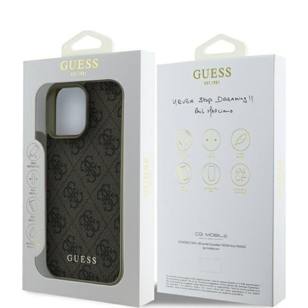 Tok Apple iPhone 16 Pro-hoz, Guess, 4G Charm, Barna