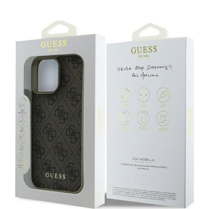 Tok Apple iPhone 16 Pro-hoz, Guess, 4G Charm, Barna