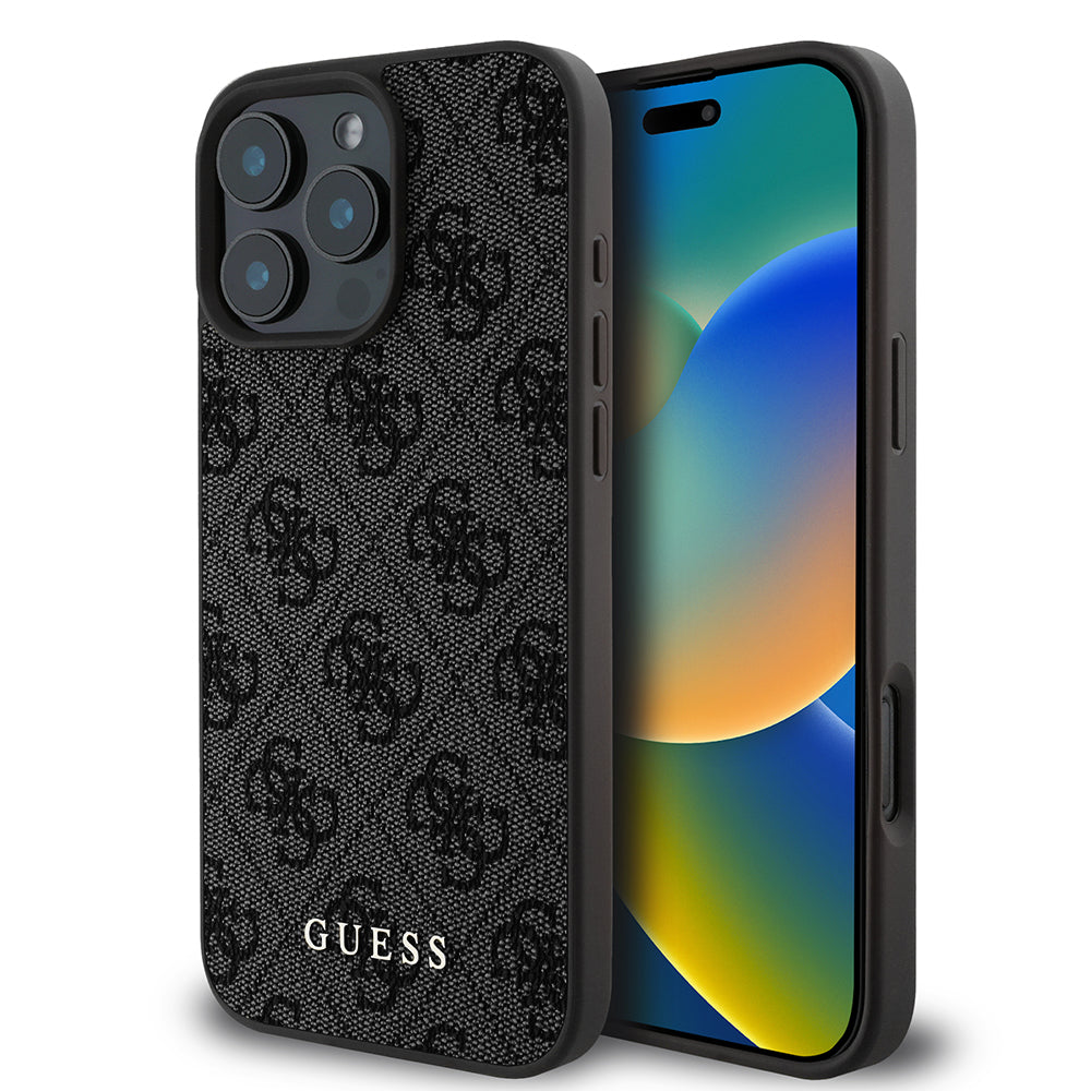 Tok Apple iPhone 16 Pro-hoz, Guess, 4G Classic, Fekete