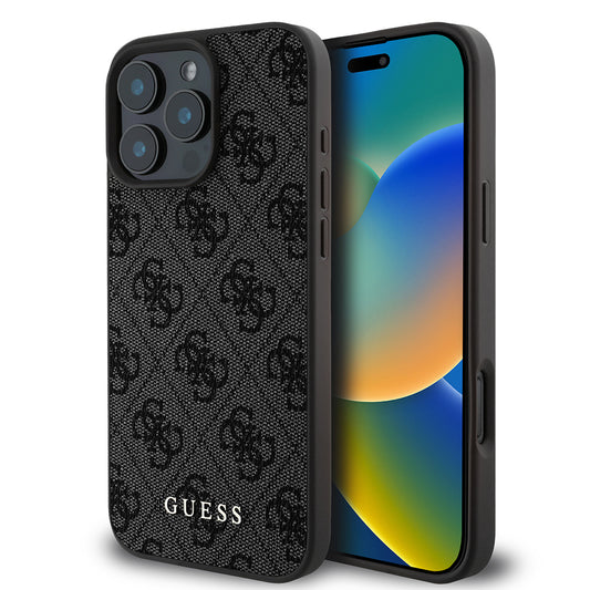 Tok Apple iPhone 16 Pro-hoz, Guess, 4G Classic, Fekete
