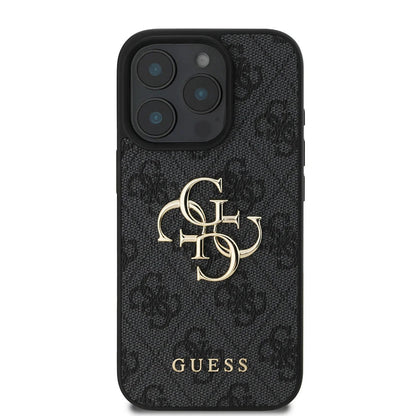 Tok Apple iPhone 16 Pro Max készülékhez, Guess, 4G Big Logo, Fekete