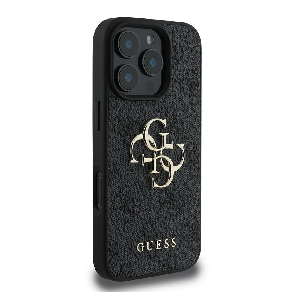 Tok Apple iPhone 16 Pro Max készülékhez, Guess, 4G Big Logo, Fekete