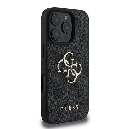 Tok Apple iPhone 16 Pro Max készülékhez, Guess, 4G Big Logo, Fekete