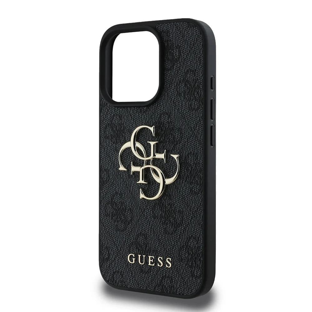 Tok Apple iPhone 16 Pro Max készülékhez, Guess, 4G Big Logo, Fekete