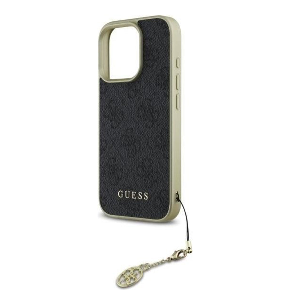 Tok a Apple iPhone 16 Pro Max-hoz, Guess, 4G Charm, Fekete
