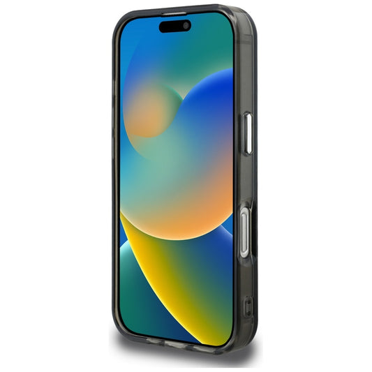 Tok Apple iPhone 16 Pro Max-hoz, Karl Lagerfeld, IML Aquarelle Logo Choupette, Fekete