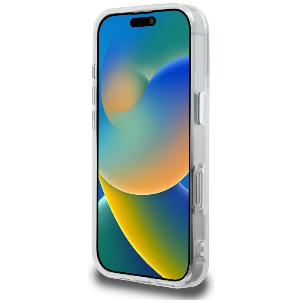 Tok a Apple iPhone 16 Pro Max-hoz, Karl Lagerfeld, IML Aquarelle Logo Karl & Choupette, Fehér