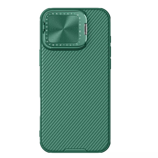 Tok Apple iPhone 16 Pro Max-hoz, Nillkin, CamShield Prop, Zöld