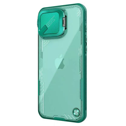 Tok Apple iPhone 16 Pro Max-hoz, Nillkin, Iceblade Prop (kamera kivágás nélkül), zöld