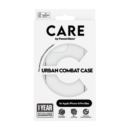 Tok a Apple iPhone 16 Pro Max-hoz, PanzerGlass, Care Urban Combat, Átlátszó