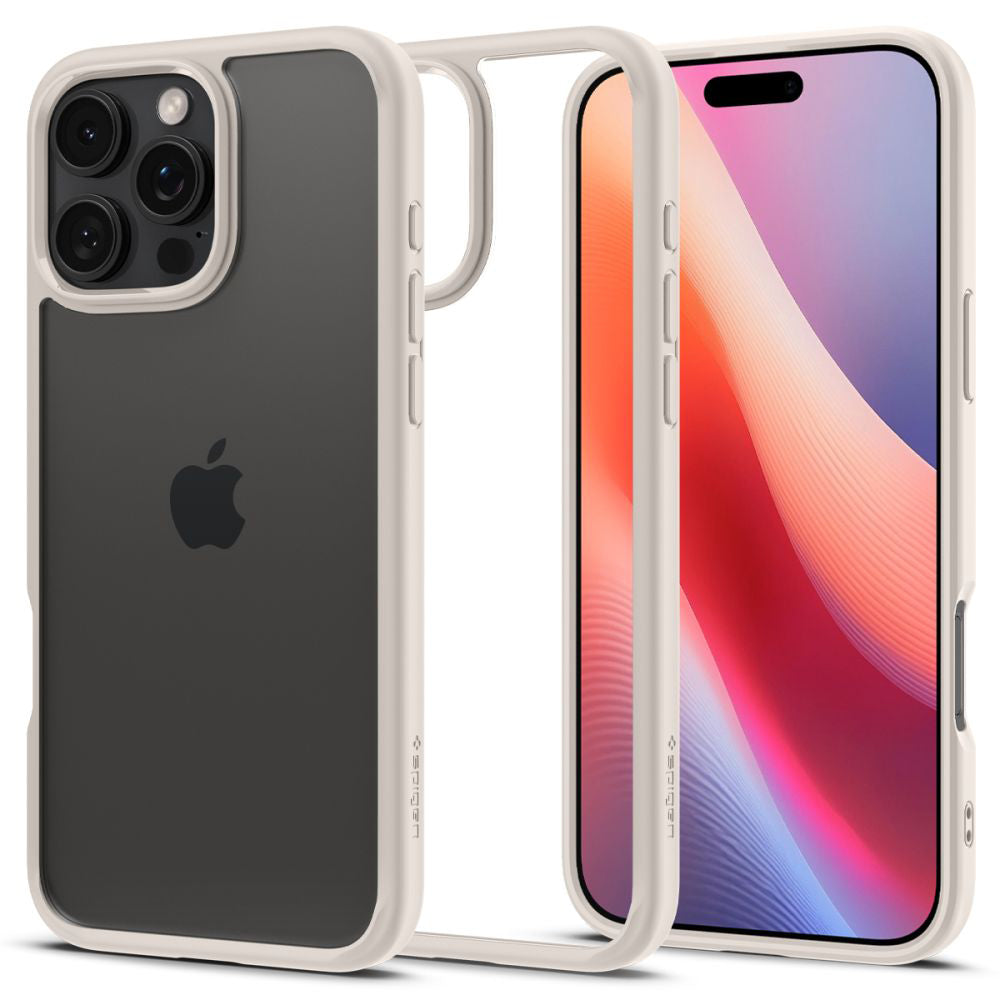 Tok Apple iPhone 16 Pro Max-hoz, Spigen, Ultra Hybrid, Bézs ACS08385