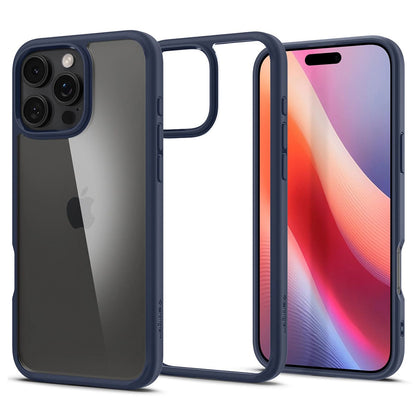 Tok Apple iPhone 16 Pro Max-hoz, Spigen, Ultra Hybrid, Tengerészkék