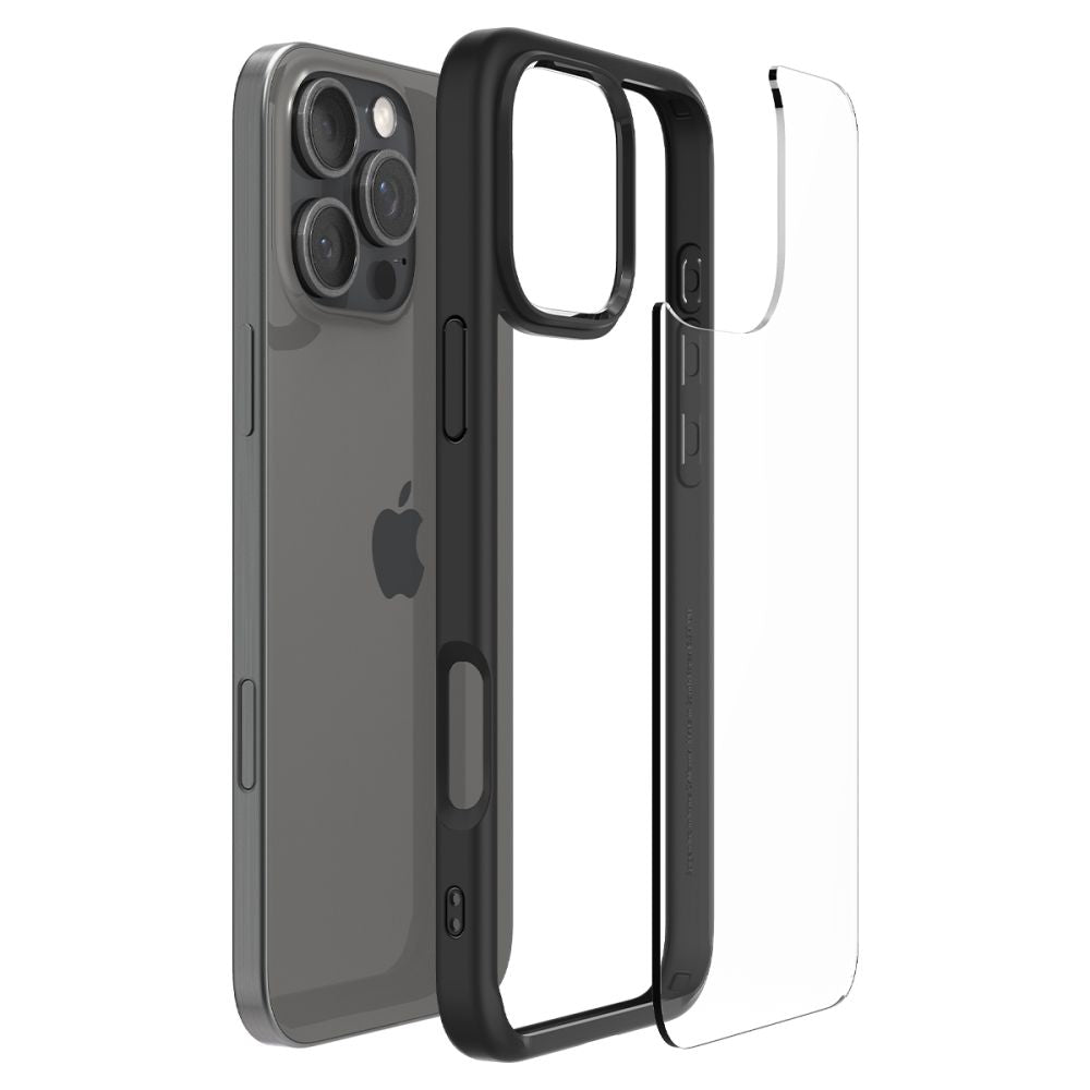 Tok Apple iPhone 16 Pro Max-hoz, Spigen, Ultra Hybrid, Matt Fekete ACS07996