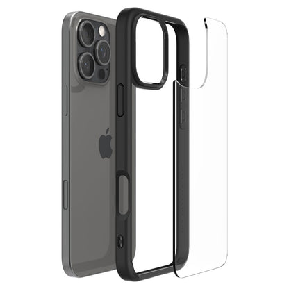 Tok Apple iPhone 16 Pro Max-hoz, Spigen, Ultra Hybrid, Matt Fekete ACS07996