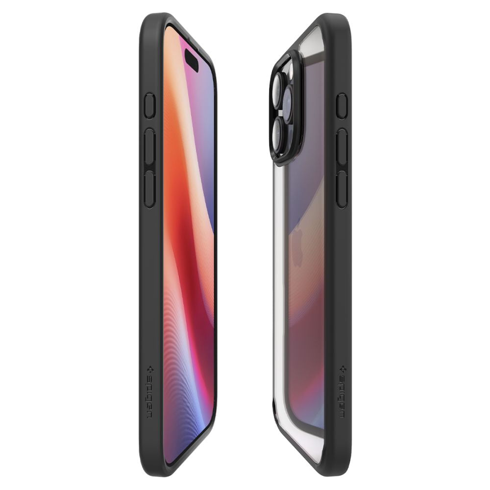 Tok Apple iPhone 16 Pro Max-hoz, Spigen, Ultra Hybrid, Matt Fekete ACS07996