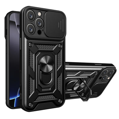 Tok Apple iPhone 16 Pro Max-hoz, Techsuit, CamShield, Fekete