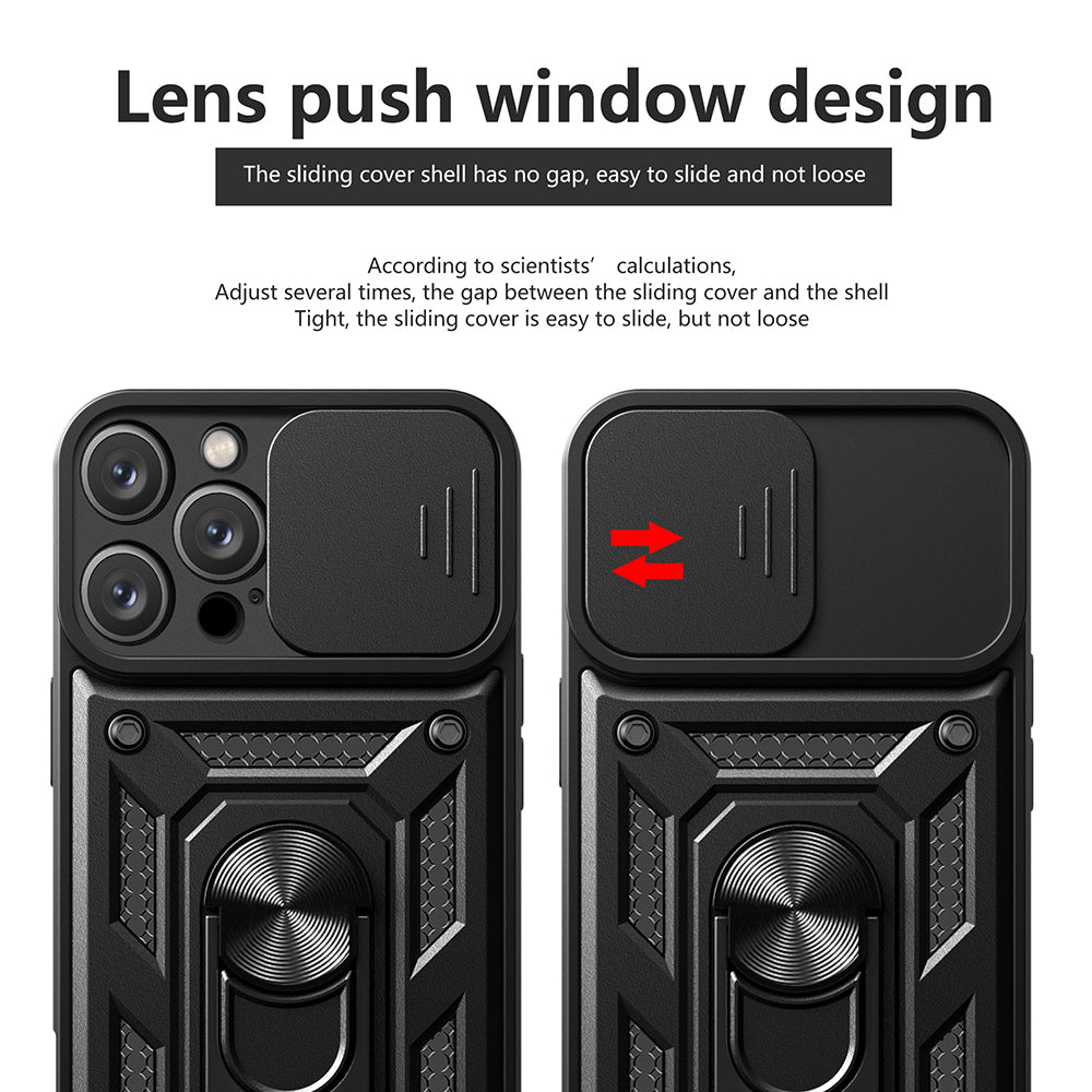 Tok Apple iPhone 16 Pro Max-hoz, Techsuit, CamShield, Fekete