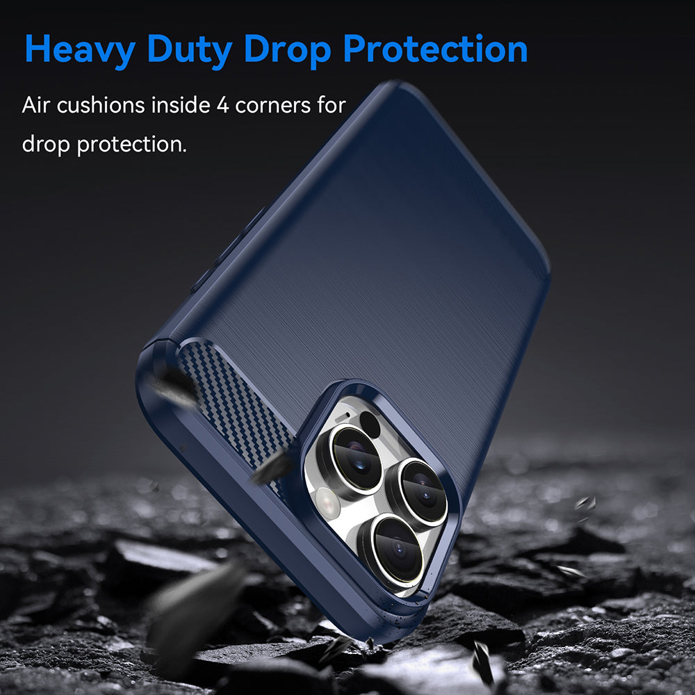 Tok Apple iPhone 16 Pro Max-hoz, Techsuit, karbon, kék