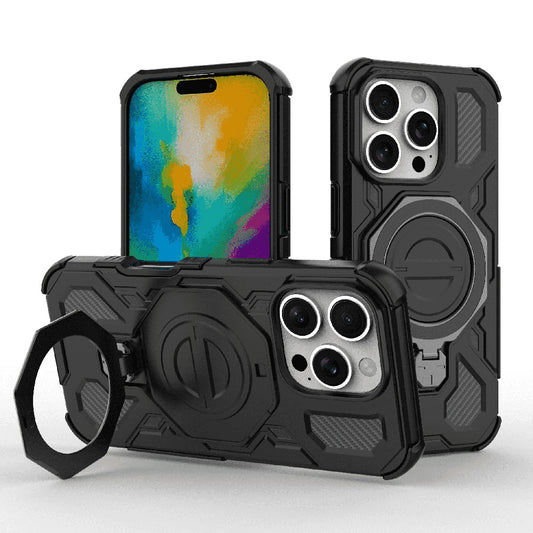 Tok Apple iPhone 16 Pro Max-hoz, Techsuit, Carbon Shield Pro, Fekete