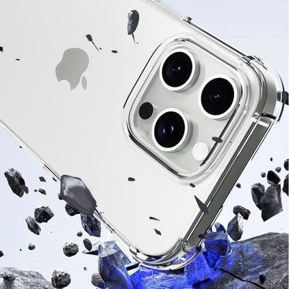 Tok Apple iPhone 16 Pro Max-hoz, Techsuit, Ütésálló Átlátszó (Nagy Lencse Nyílás), Átlátszó
