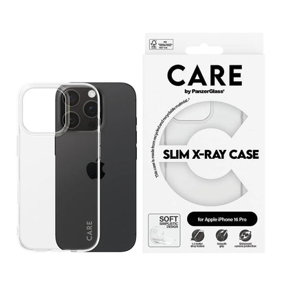 Tok Apple iPhone 16 Pro-hoz, PanzerGlass, Divatos, Átlátszó
