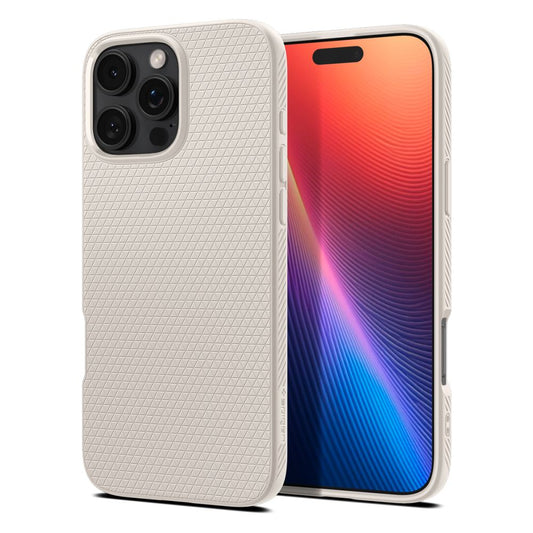 Tok Apple iPhone 16 Pro-hoz, Spigen, Liquid Air, Bézs ACS08120