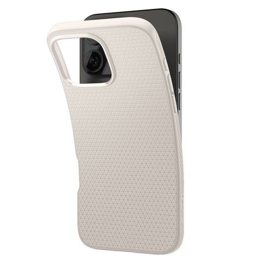 Tok Apple iPhone 16 Pro-hoz, Spigen, Liquid Air, Bézs ACS08120