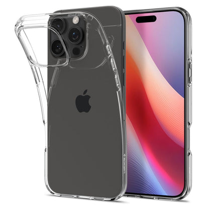 Tok Apple iPhone 16 Pro-hoz, Spigen, Liquid Crystal, Átlátszó ACS08112