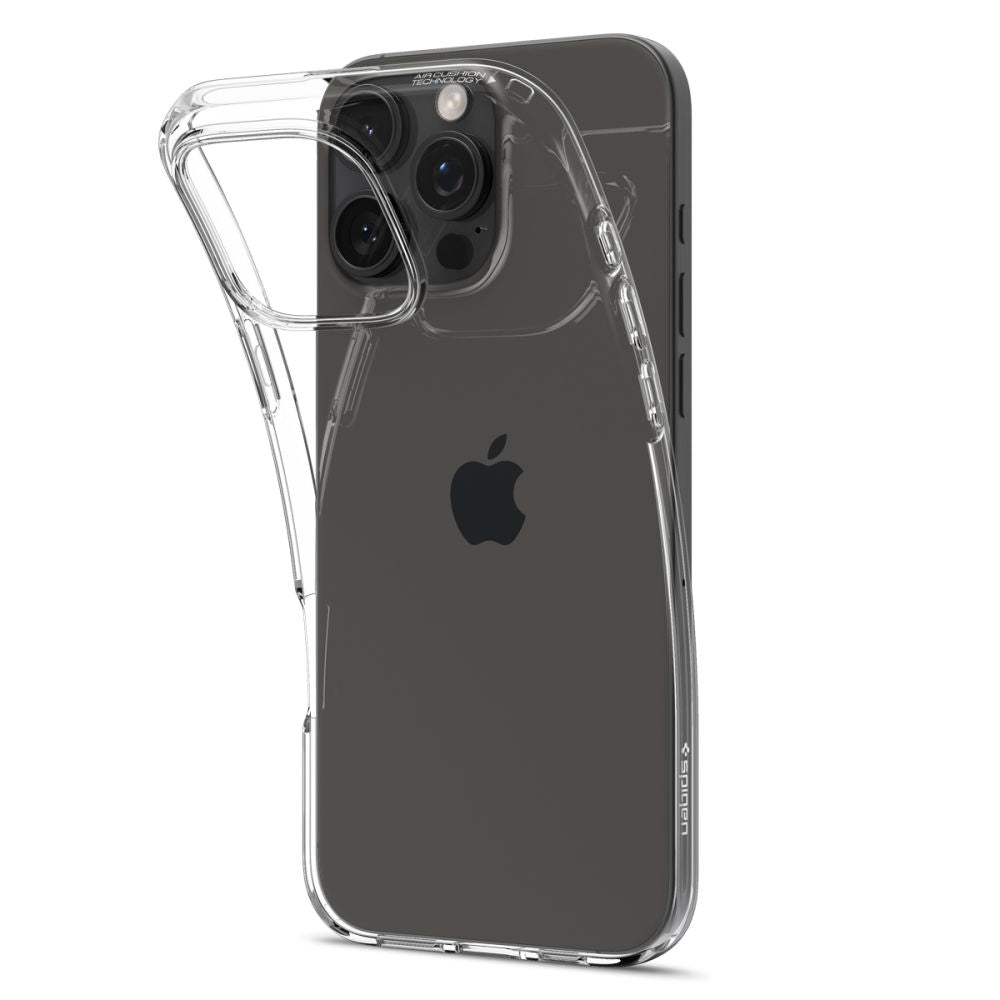 Tok Apple iPhone 16 Pro-hoz, Spigen, Liquid Crystal, Átlátszó ACS08112