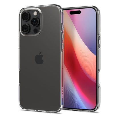 Tok Apple iPhone 16 Pro-hoz, Spigen, Liquid Crystal, Átlátszó ACS08112