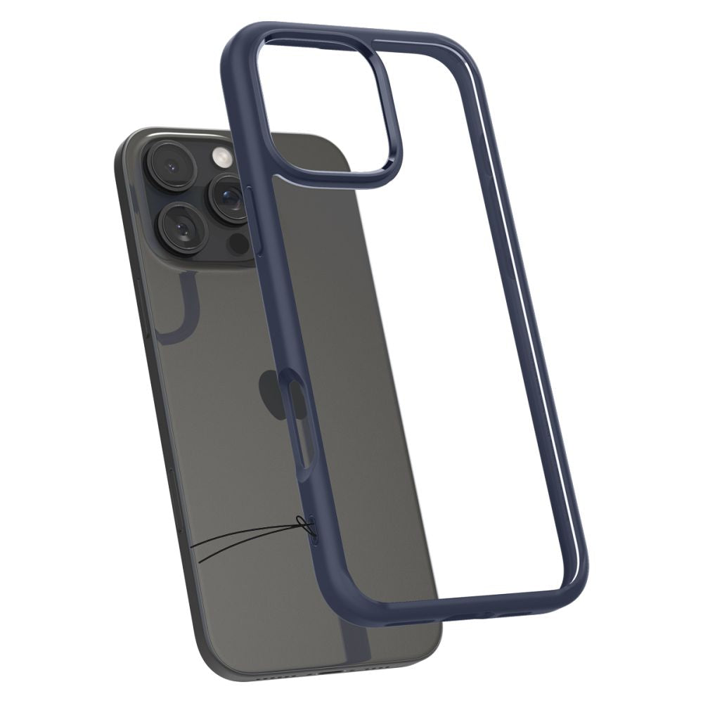 Tok Apple iPhone 16 Pro-hoz, Spigen, Ultra Hybrid, Tengerészkék ACS08126