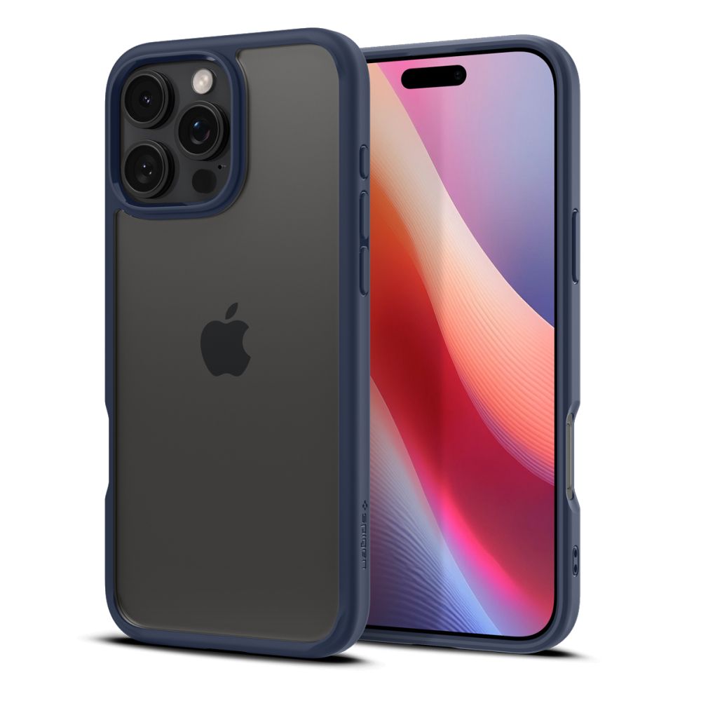 Tok Apple iPhone 16 Pro-hoz, Spigen, Ultra Hybrid, Tengerészkék ACS08126