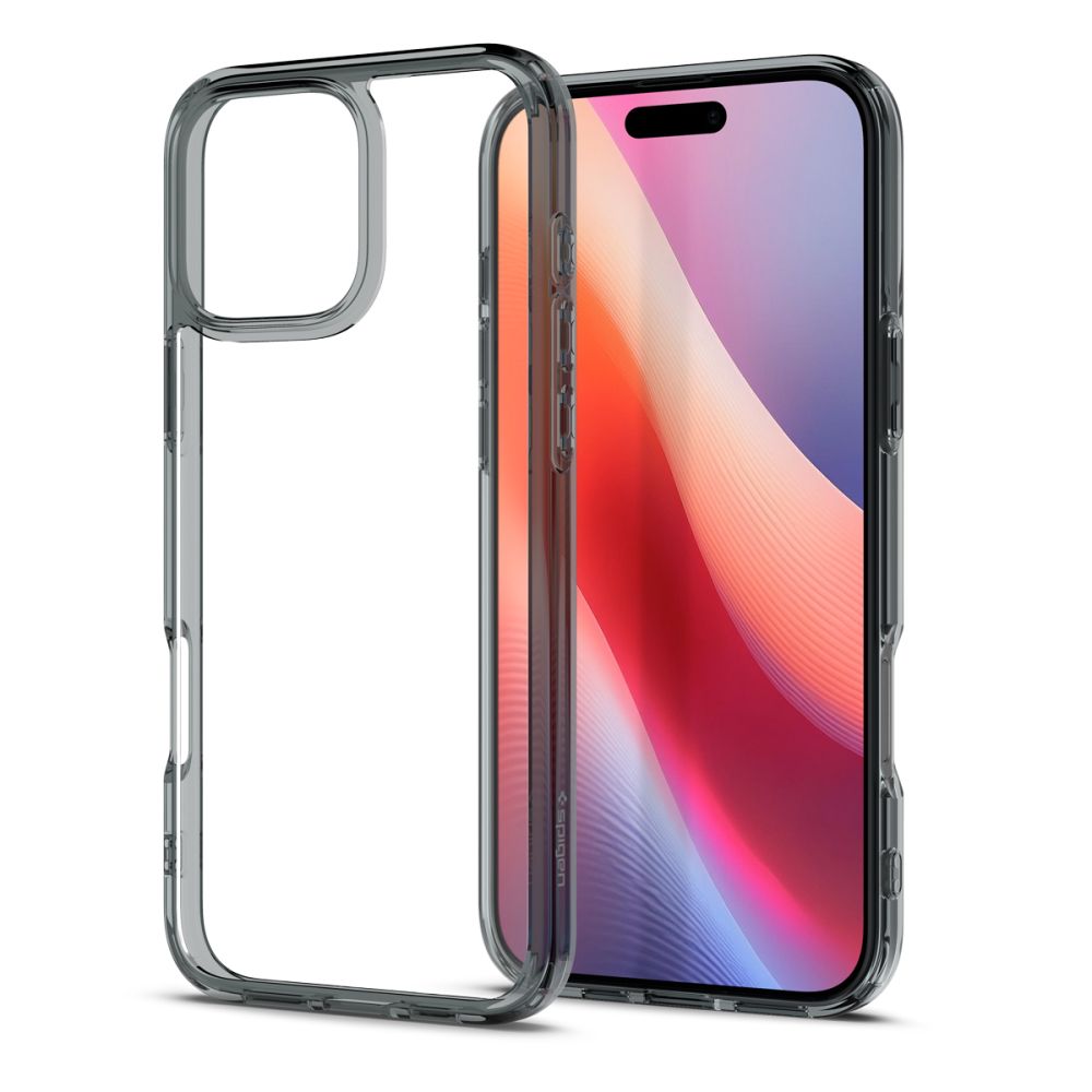 Tok Apple iPhone 16 Pro-hoz, Spigen, Ultra Hybrid, Füstszínű ACS08123