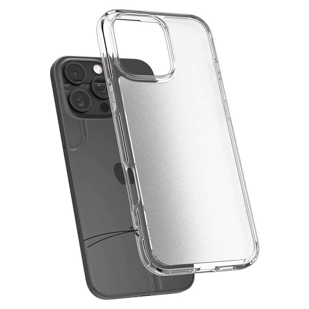 Tok Apple iPhone 16 Pro-hoz, Spigen, Ultra Hybrid, Szatén Átlátszó ACS08122