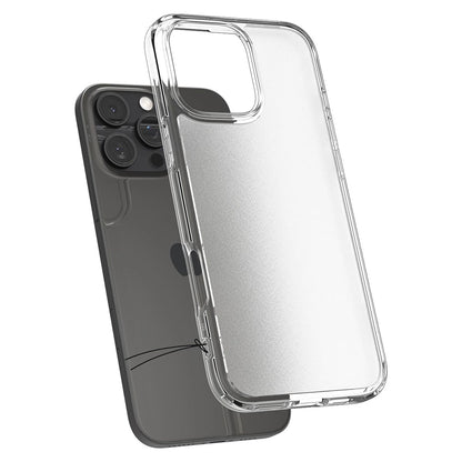 Tok Apple iPhone 16 Pro-hoz, Spigen, Ultra Hybrid, Szatén Átlátszó ACS08122