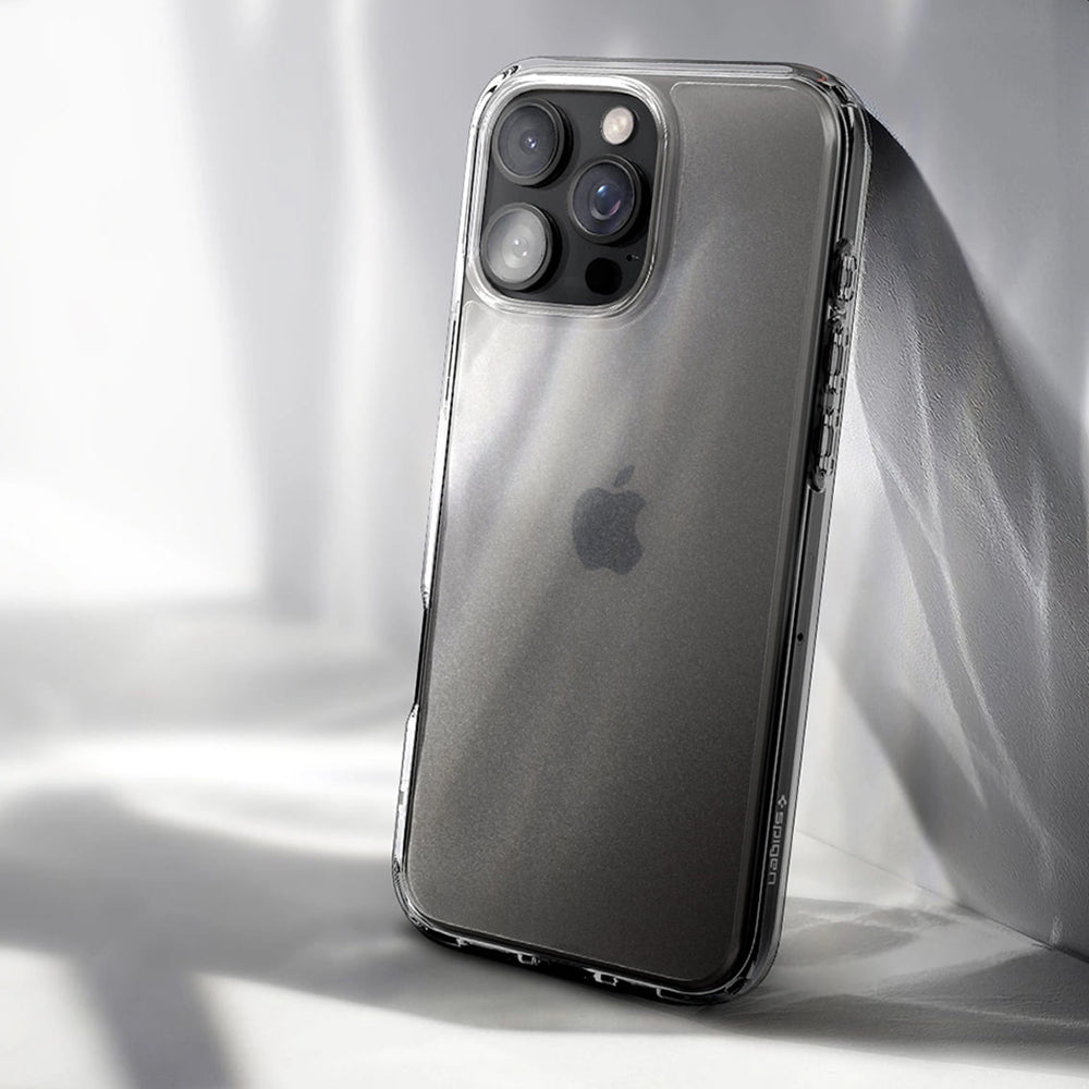 Tok Apple iPhone 16 Pro-hoz, Spigen, Ultra Hybrid, Szatén Átlátszó ACS08122