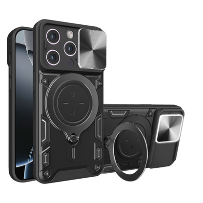 Tok Apple iPhone 16 Pro-hoz, Techsuit, CamGuard Pro, Fekete