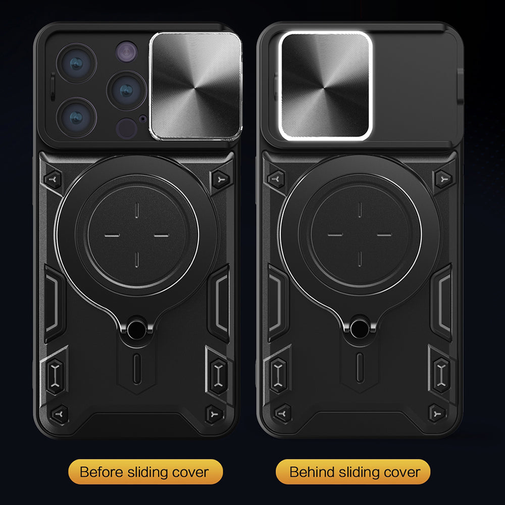 Tok Apple iPhone 16 Pro-hoz, Techsuit, CamGuard Pro, Fekete