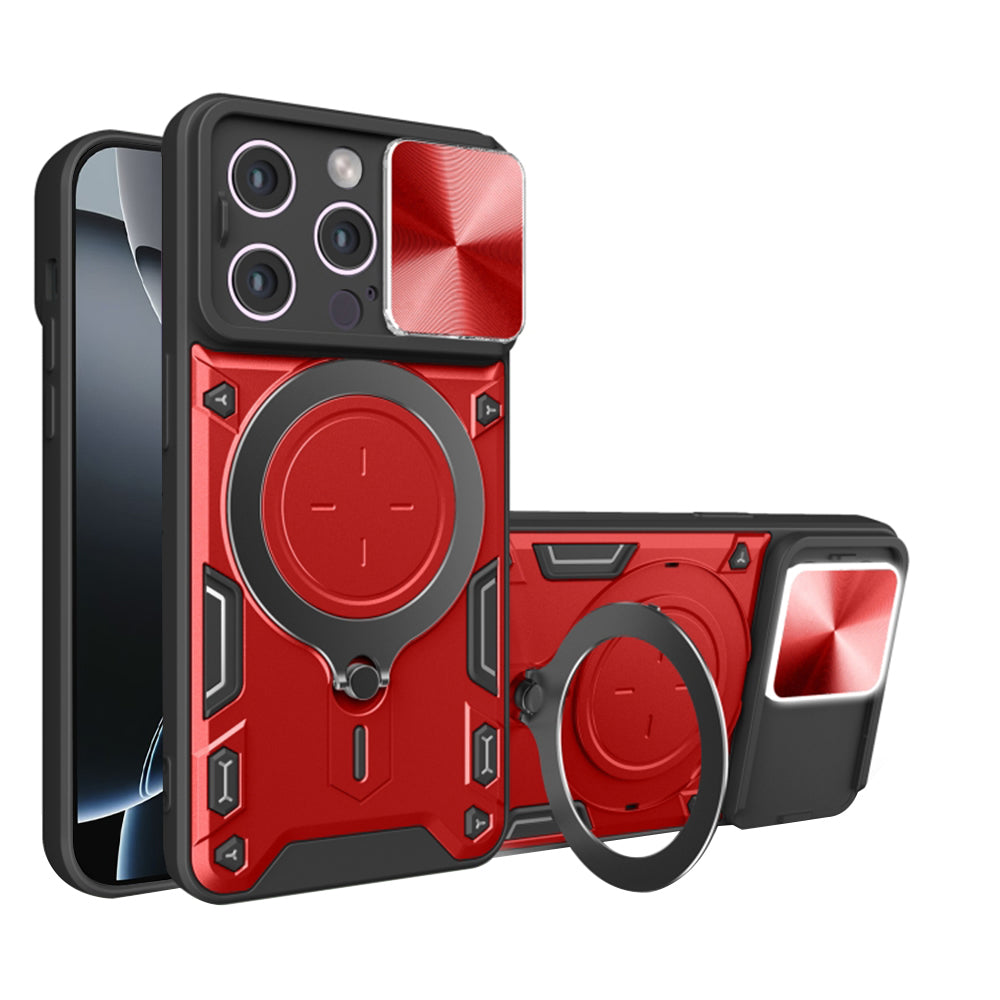 Tok Apple iPhone 16 Pro-hoz, Techsuit, CamGuard Pro, Piros