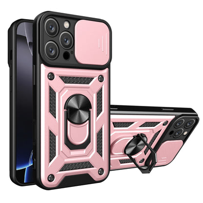 Tok Apple iPhone 16 Pro-hoz, Techsuit, CamShield, Rózsaszín