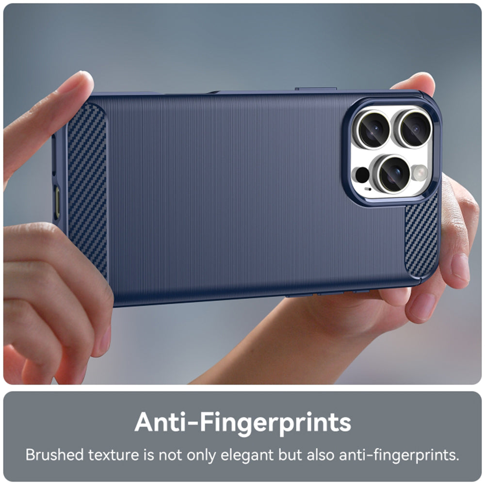 Tok Apple iPhone 16 Pro-hoz, Techsuit, karbon, kék