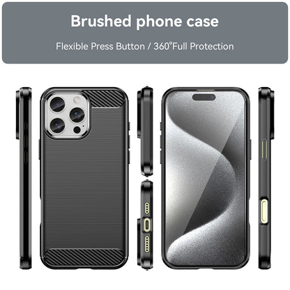 Tok Apple iPhone 16 Pro-hoz, Techsuit, karbon, fekete