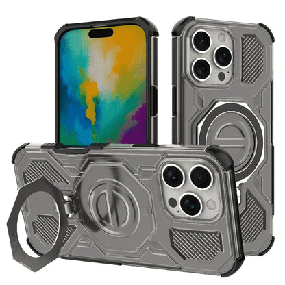 Tok Apple iPhone 16 Pro-hoz, Techsuit, Carbon Shield Pro, Füstös