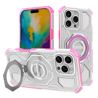 Tok Apple iPhone 16 Pro-hoz, Techsuit, Carbon Shield Pro, Rózsaszín