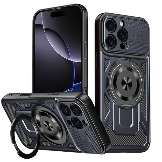Tok Apple iPhone 16 Pro-hoz, Techsuit, RuggedCam, Kék