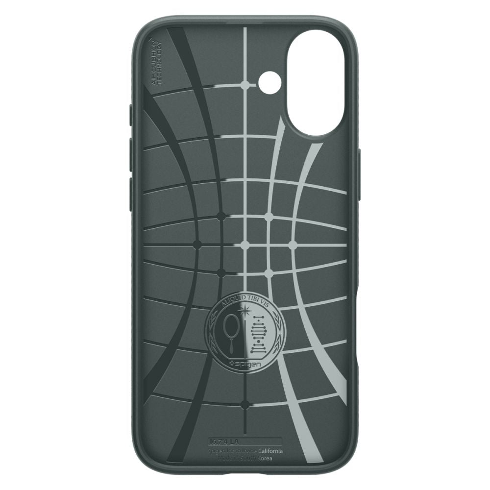 Tok Apple iPhone 16-hoz, Spigen, Liquid Air, Zöld