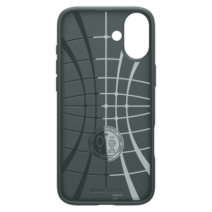 Tok Apple iPhone 16-hoz, Spigen, Liquid Air, Zöld