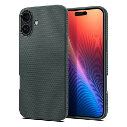 Tok Apple iPhone 16-hoz, Spigen, Liquid Air, Zöld