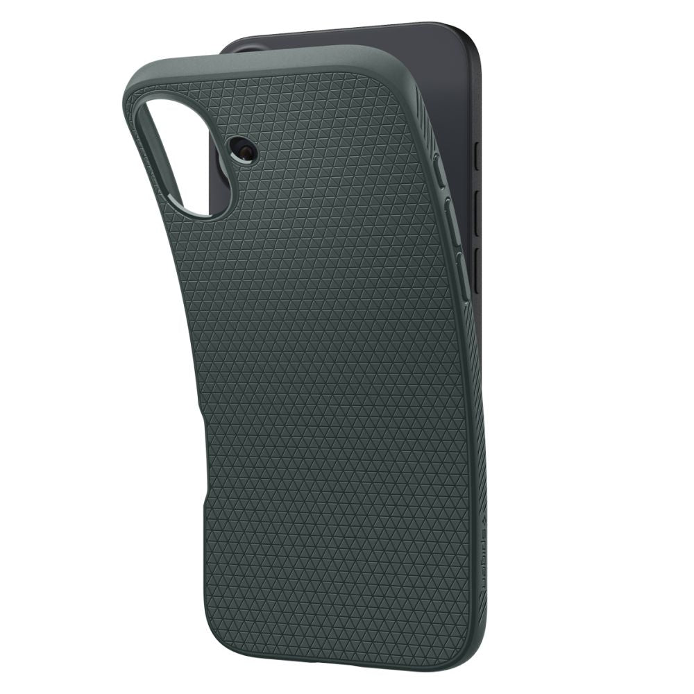 Tok Apple iPhone 16-hoz, Spigen, Liquid Air, Zöld